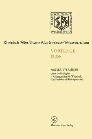 Cover of Natur-, Ingenieur- und Wirtschaftswissenschaften