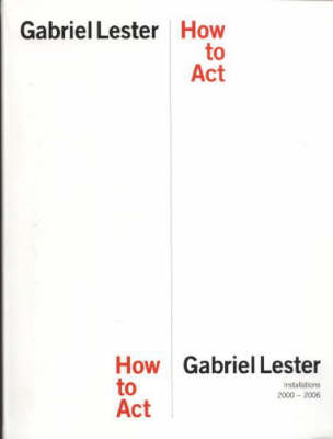 Book cover for Gabriel Lester