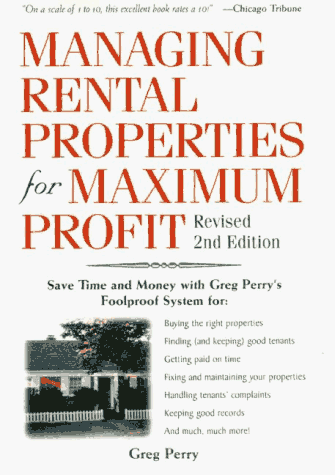 Book cover for Managing Rental Properties for Maximum Profit