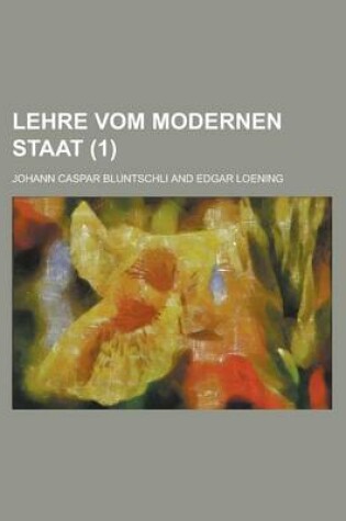 Cover of Lehre Vom Modernen Staat (1)