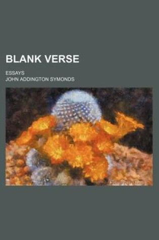 Cover of Blank Verse; Essays