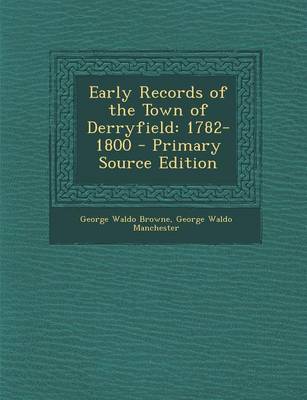 Book cover for Early Records of the Town of Derryfield