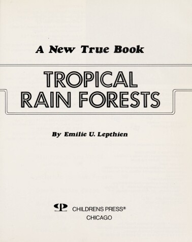 Book cover for Tropical Rain Forests