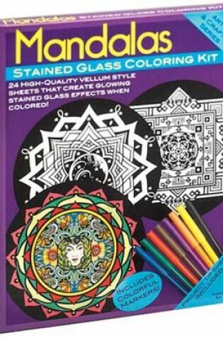 Cover of Mandalas Stained Glass Coloring Kit