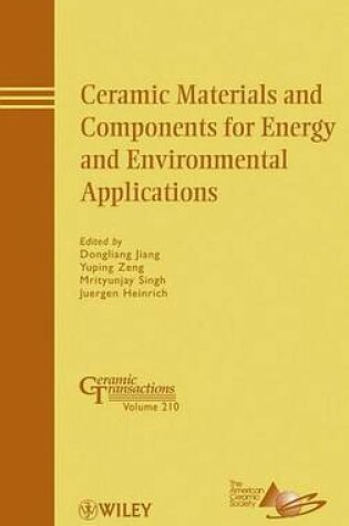 Cover of Ceramic Materials and Components for Energy and Environmental Applications
