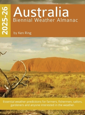 Book cover for Australia Biennial Weather Almanac 2025-2026 (Hardback)