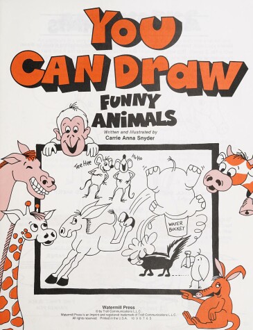 Book cover for Funny Animals