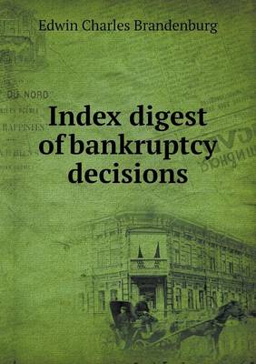 Book cover for Index Digest of Bankruptcy Decisions