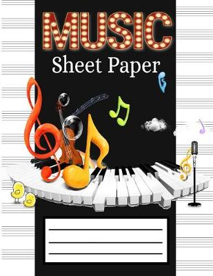 Book cover for Music Sheet Paper