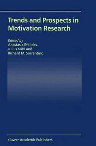 Cover of Trends and Prospects in Motivation Research