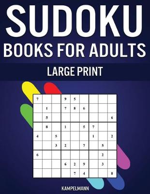 Book cover for Sudoku Book for Adults Large Print