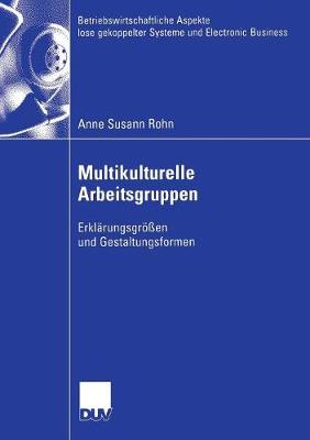 Cover of Multikulturelle Arbeitsgruppen