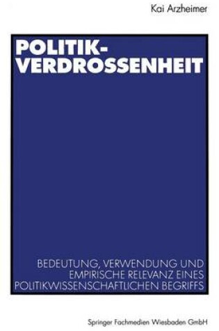 Cover of Politikverdrossenheit