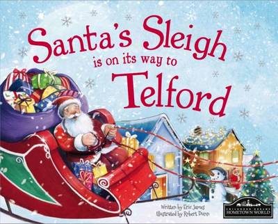 Book cover for Santa's Sleigh is on it's Way to Telford