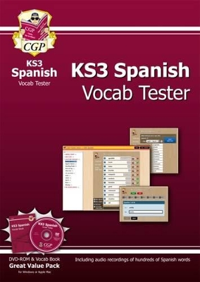 Cover of KS3 Spanish Interactive Vocab Tester - DVD-ROM and Vocab Book