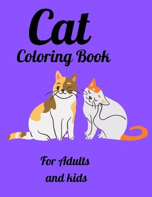 Book cover for Cat Coloring Book For Adults and kids