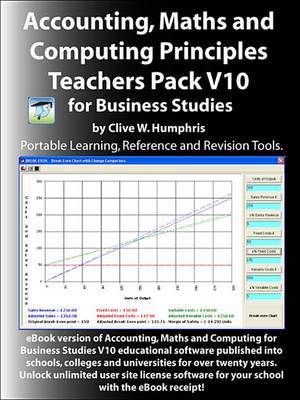 Book cover for Accounting, Maths and Computing Principles for Business Studies Teachers Pack V10