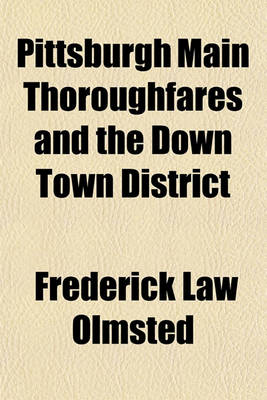 Book cover for Pittsburgh Main Thoroughfares and the Down Town District