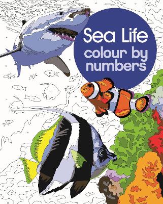 Book cover for Sea Life Colour by Numbers