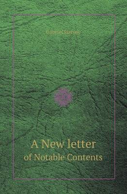 Book cover for A New Letter of Notable Contents