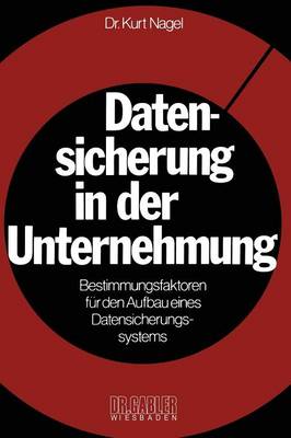 Book cover for Datensicherung in der Unternehmung