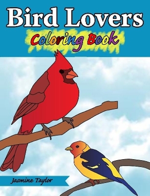 Book cover for Bird Lovers Coloring Book