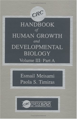 Book cover for CRC Handbook of Human Growth and Developmental Biology, Volume III, Part A