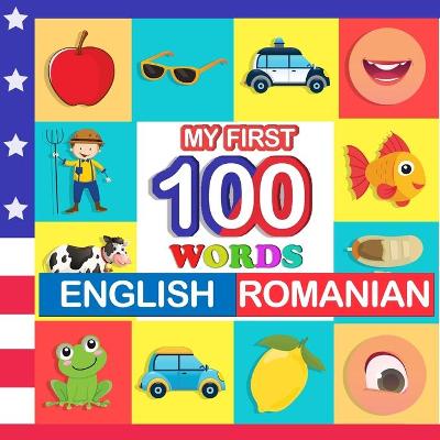 Book cover for my first 100 words English-Romanian
