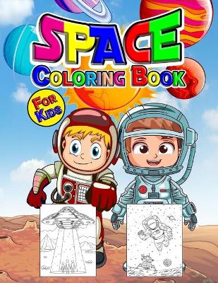 Book cover for Space Coloring Book for Kids