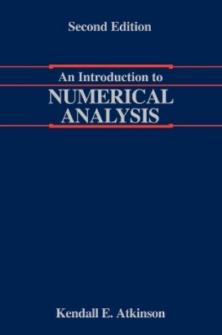 Cover of An Introduction to Numerical Analysis