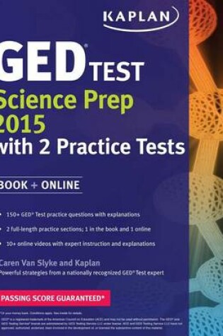 Cover of Kaplan GED Test Science Prep 2015