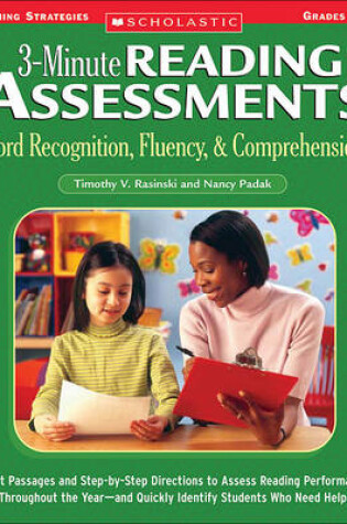 Cover of 3-Minute Reading Assessments: Grades 1-4