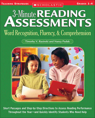 Cover of 3-Minute Reading Assessments: Grades 1-4