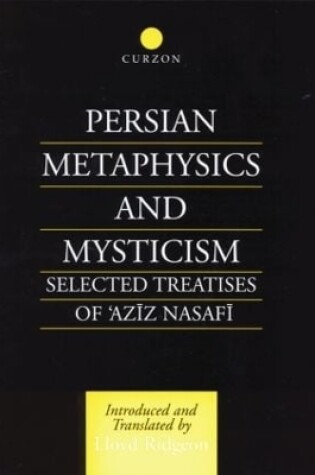 Cover of Persian Metaphysics and Mysticism