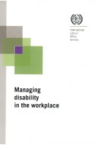 Cover of Managing disability in the workplace