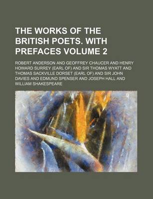 Book cover for The Works of the British Poets. with Prefaces Volume 2