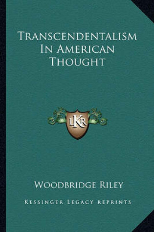 Cover of Transcendentalism in American Thought