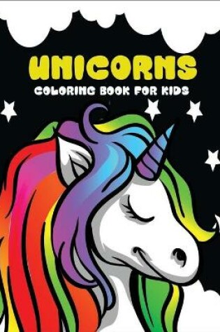 Cover of Unicorns coloring book for kids