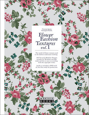 Book cover for Flower Fashion Textures 1  (with DVD)