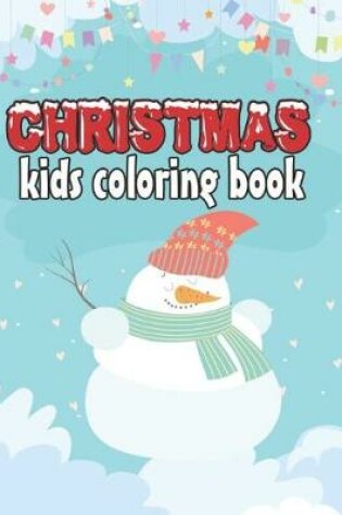 Cover of christmas kids coloring book