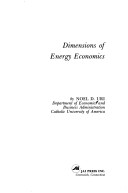 Cover of Dimensions of Energy Economics