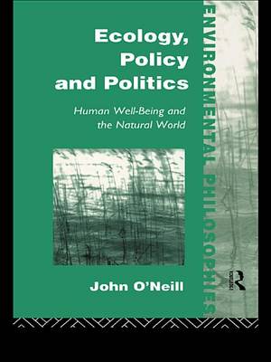 Book cover for Ecology, Policy and Politics