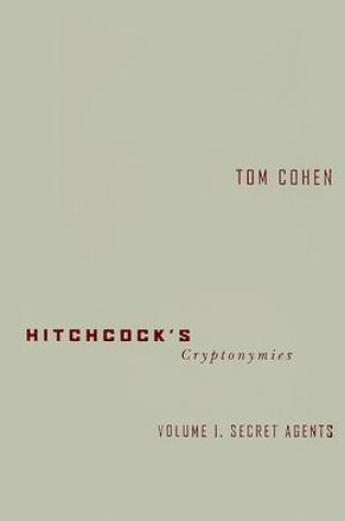 Cover of Hitchcock’s Cryptonymies v1