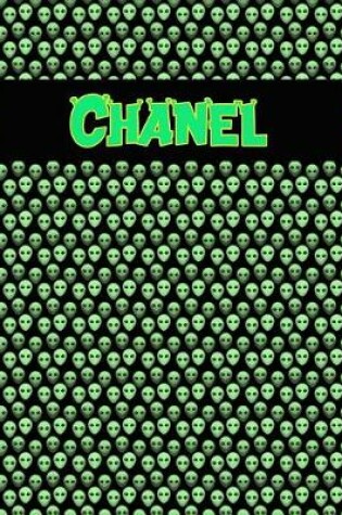 Cover of 120 Page Handwriting Practice Book with Green Alien Cover Chanel