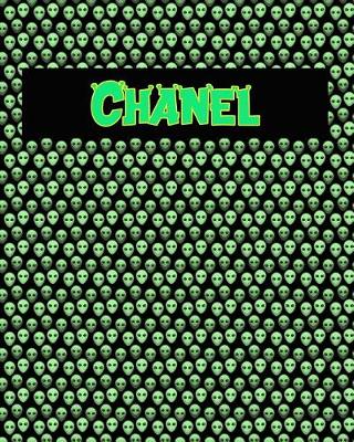 Book cover for 120 Page Handwriting Practice Book with Green Alien Cover Chanel