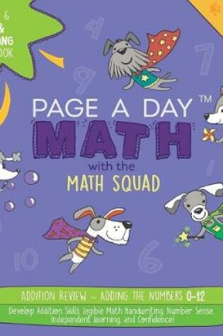 Cover of Page a Day Math Addition & Handwriting Review Book