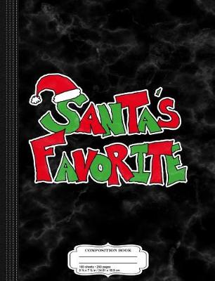 Book cover for Santa's Favorite Composition Notebook