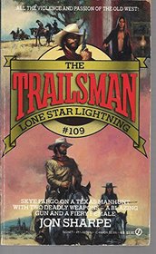Cover of Sharpe Jon : Trailsman 109: Lone Star Lightning