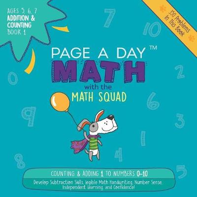 Book cover for Page a Day Math Addition & Counting Book 1