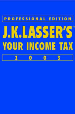 Cover of J.K.Lasser's Your Income Tax